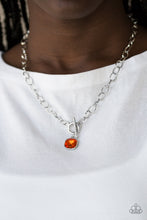 画像をギャラリービューアに読み込む, Paparazzi Dynamite Dazzle - Orange Necklace - Bauble and Bling Boutique 