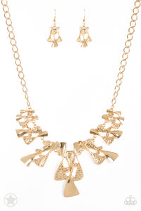 Paparazzi The Sands of Time - Gold Necklace - Bauble and Bling Boutique 