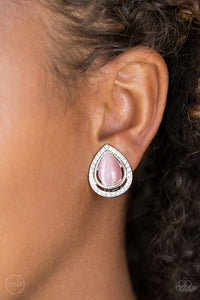 Paparazzi Noteworthy Shimmer - Pink Clip-On