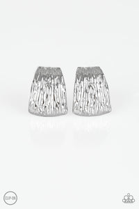 Paparazzi Superstar Shimmer - Silver Clip On Earring