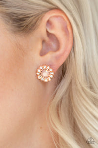 Paparazzi Little Lady - Copper Earring