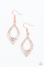 Laden Sie das Bild in den Galerie-Viewer, Paparazzi Finest First Lady - Copper Earrings - Bauble and Bling Boutique 