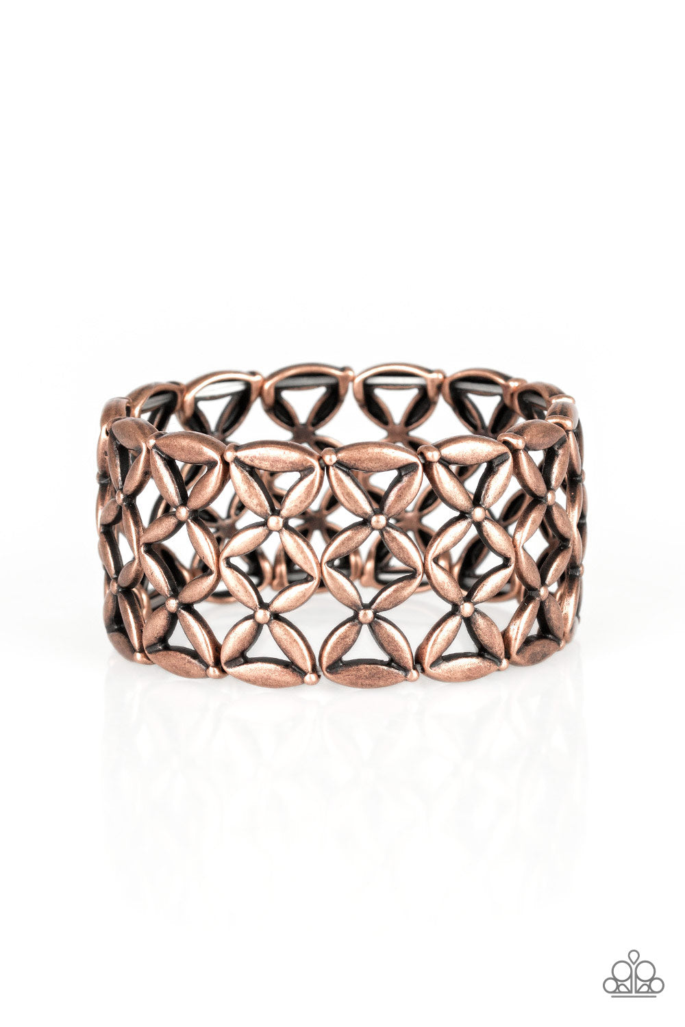 Paparazzi The Big BLOOM - Copper Bracelet - Bauble and Bling Boutique 