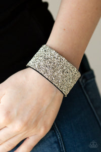 Paparazzi The Halftime Show - Silver Bracelet - Bauble and Bling Boutique 