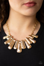 將圖片載入圖庫檢視器 Paparazzi MANE Up - Gold Necklace - Bauble and Bling Boutique 