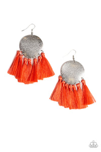 Tassel Tribute - Orange - Bauble and Bling Boutique 