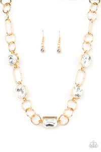 Paparazzi Urban District - Gold Necklace - Bauble and Bling Boutique 