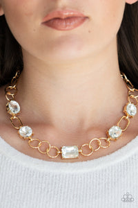 Paparazzi Urban District - Gold Necklace - Bauble and Bling Boutique 