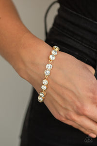 Paparazzi By All Means - Gold Bracelet - Bauble and Bling Boutique 