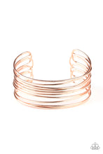 Cargar imagen en el visor de la galería, Paparazzi HAUTE Wired - Copper Bracelet - Bauble and Bling Boutique 