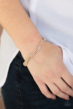 將圖片載入圖庫檢視器 Paparazzi Braided Twilight - Gold Bracelet - Bauble and Bling Boutique 