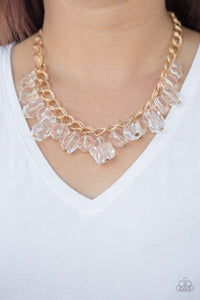 Paparazzi Gorgeously Globetrotter - Gold Necklace - Bauble and Bling Boutique 