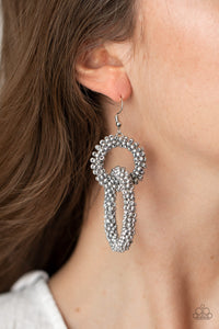 Paparazzi Luck BEAD a Lady - Silver Earring