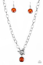 画像をギャラリービューアに読み込む, Paparazzi Dynamite Dazzle - Orange Necklace - Bauble and Bling Boutique 