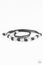 將圖片載入圖庫檢視器 Paparazzi Port Of Call - Black Urban Bracelet - Bauble and Bling Boutique 