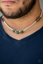 將圖片載入圖庫檢視器 Paparazzi Stonemason Style - Green Urban Necklace - Bauble and Bling Boutique 