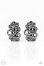 Cargar imagen en el visor de la galería, Paparazzi Idol Shine - Black Clip On Earrings - Bauble and Bling Boutique 