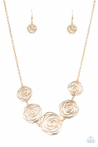 Rosy Rosette - Gold